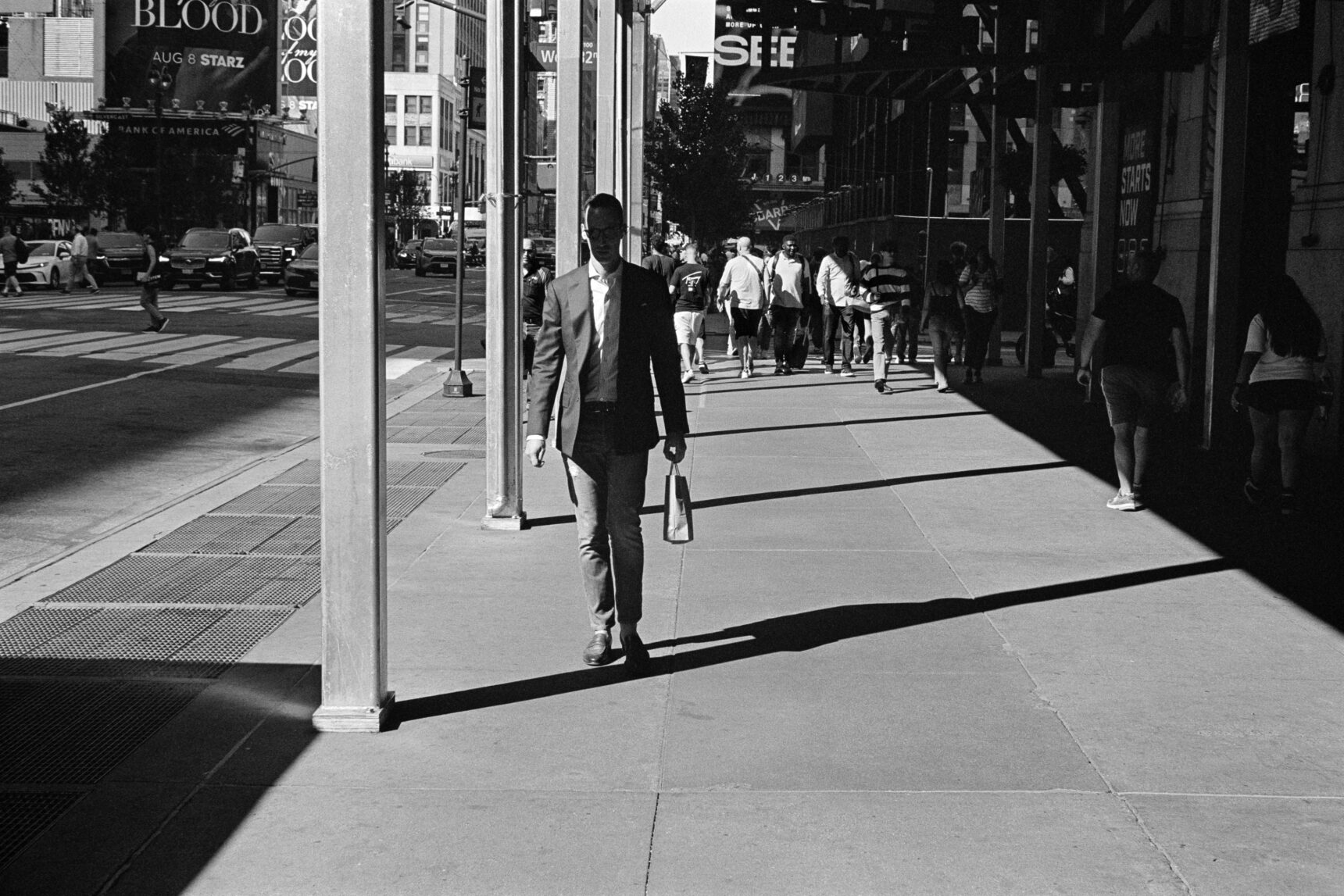 film photography NYC - pools of light