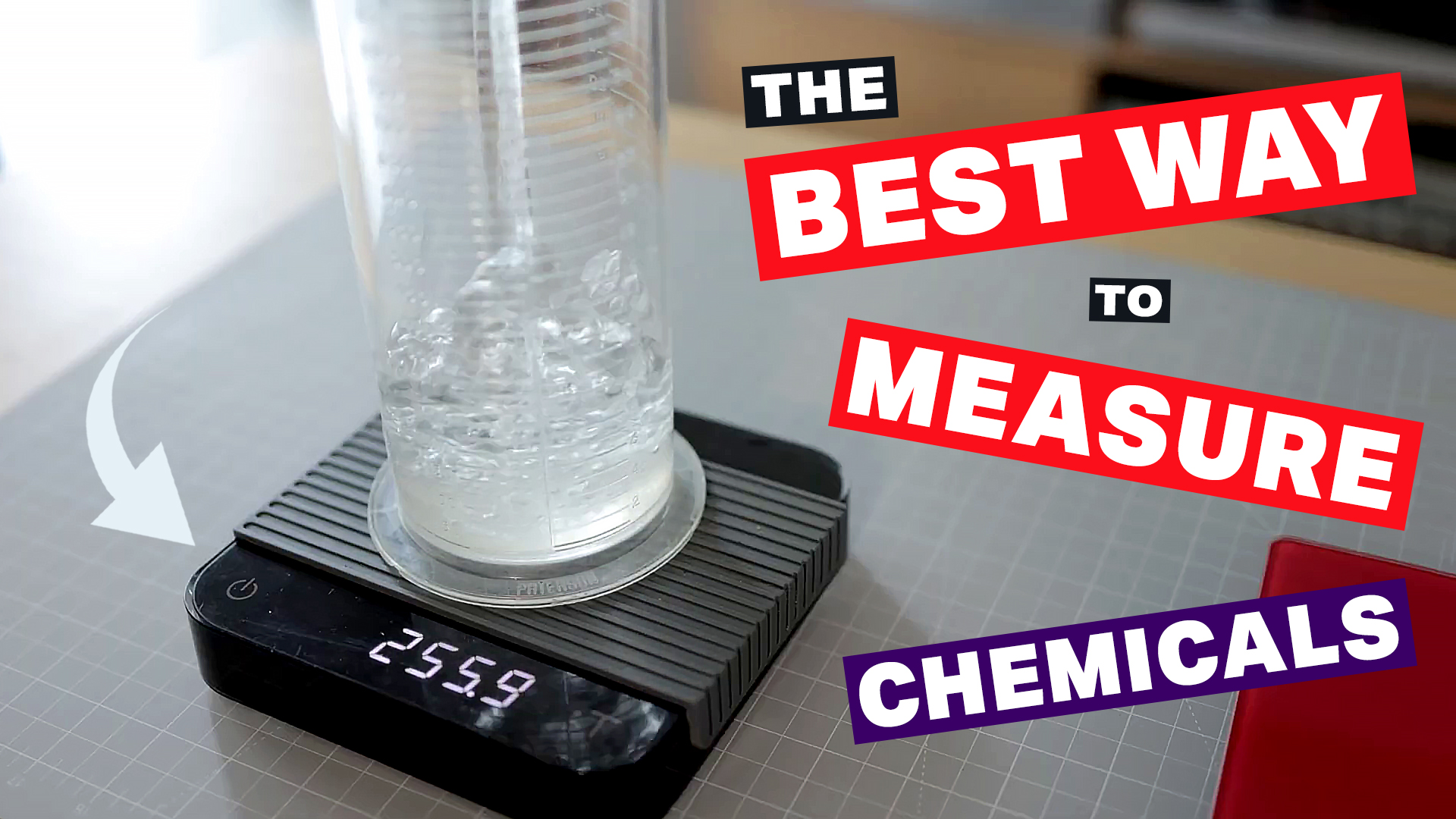 the best way to measure chemicals